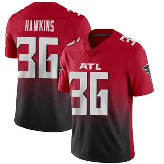 Atlanta Falcons Men's Brad Hawkins Limited Vapor 2nd Alternate Jersey - Red