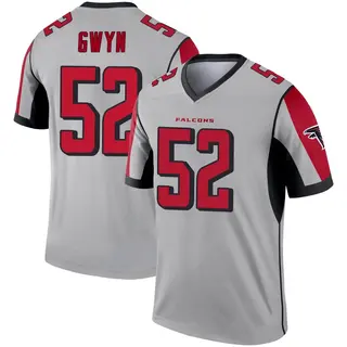Atlanta Falcons Men's Jovaughn Gwyn Legend Inverted Silver Jersey
