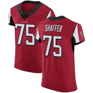 Atlanta Falcons Men's Justin Shaffer Elite Team Color Jersey - Red