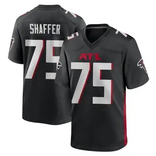 Atlanta Falcons Men's Justin Shaffer Game Alternate Jersey - Black
