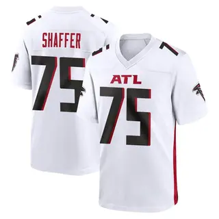 Atlanta Falcons Men's Justin Shaffer Game Jersey - White