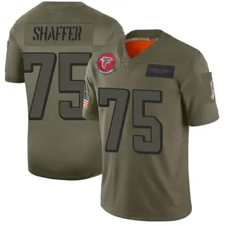 Atlanta Falcons Men's Justin Shaffer Limited 2019 Salute to Service Jersey - Camo
