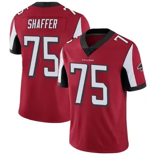 Atlanta Falcons Men's Justin Shaffer Limited Team Color Vapor Untouchable Jersey - Red