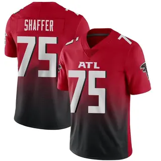 Atlanta Falcons Men's Justin Shaffer Limited Vapor 2nd Alternate Jersey - Red