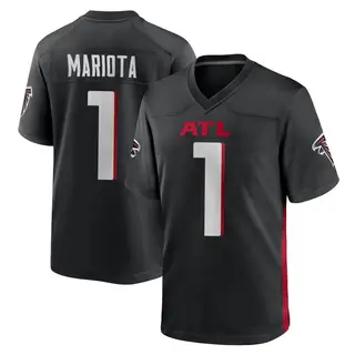 Atlanta Falcons Men's Marcus Mariota Game Alternate Jersey - Black