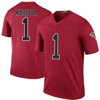 Atlanta Falcons Men's Marcus Mariota Legend Color Rush Jersey - Red