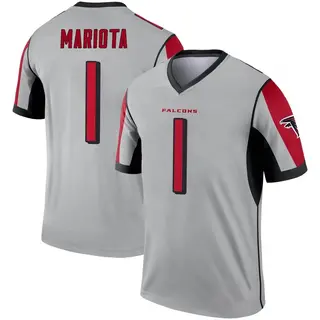 Atlanta Falcons Men's Marcus Mariota Legend Inverted Silver Jersey