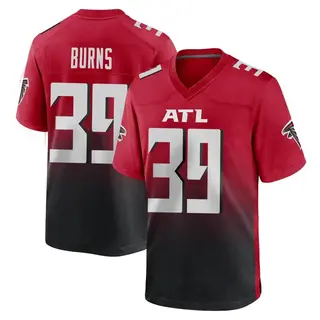 Atlanta Falcons Men's Robert Burns Game 2nd Alternate Jersey - Red