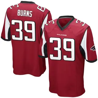 Atlanta Falcons Men's Robert Burns Game Team Color Jersey - Red