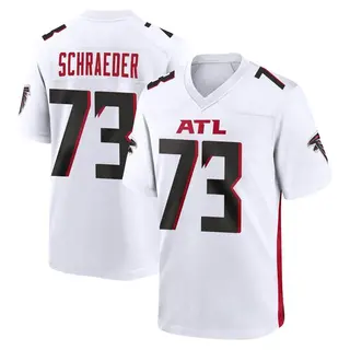 Atlanta Falcons Men's Ryan Schraeder Game Jersey - White