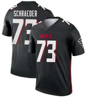 Atlanta Falcons Men's Ryan Schraeder Legend Jersey - Black