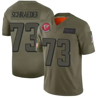 Atlanta Falcons Men's Ryan Schraeder Limited 2019 Salute to Service Jersey - Camo