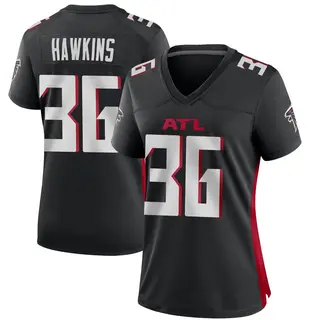Atlanta Falcons Women's Brad Hawkins Game Alternate Jersey - Black