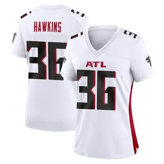 Atlanta Falcons Women's Brad Hawkins Game Jersey - White