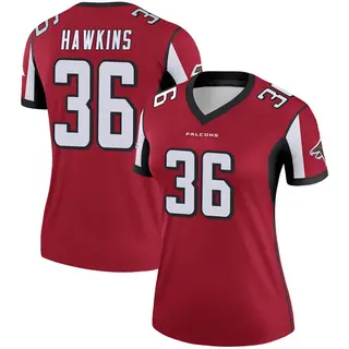 Atlanta Falcons Women's Brad Hawkins Legend Jersey - Red
