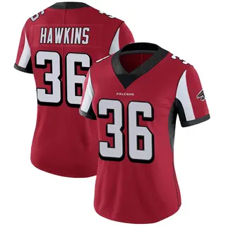 Atlanta Falcons Women's Brad Hawkins Limited Team Color Vapor Untouchable Jersey - Red