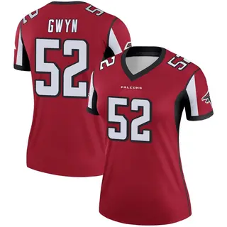 Atlanta Falcons Women's Jovaughn Gwyn Legend Jersey - Red