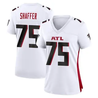 Atlanta Falcons Women's Justin Shaffer Game Jersey - White