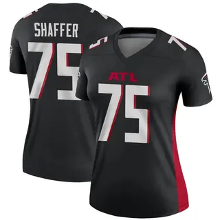 Atlanta Falcons Women's Justin Shaffer Legend Jersey - Black