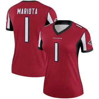 Atlanta Falcons Women's Marcus Mariota Legend Jersey - Red
