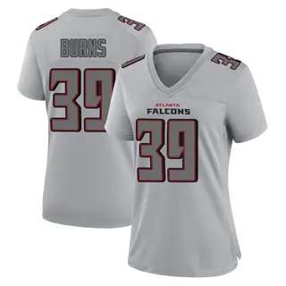 Atlanta Falcons Women's Robert Burns Game Atmosphere Fashion Jersey - Gray