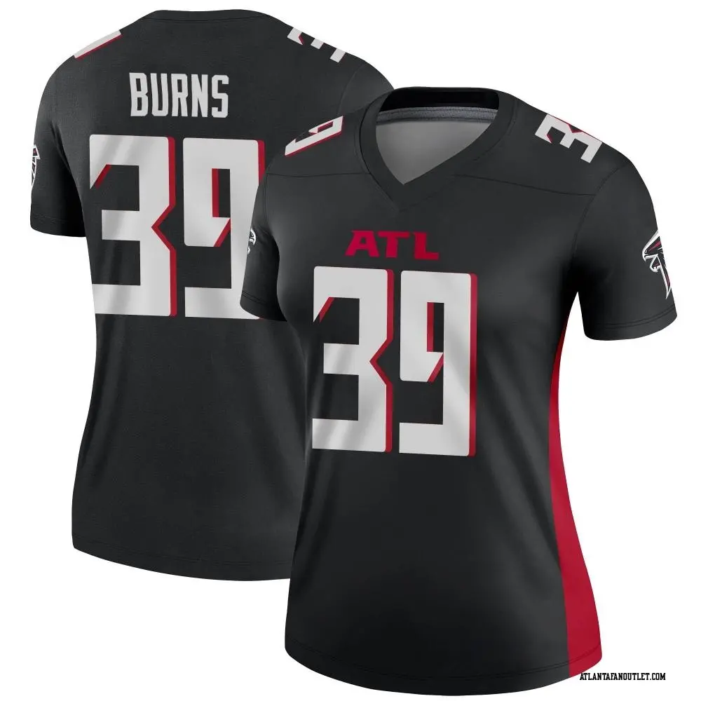 Atlanta Falcons Women's Robert Burns Legend Jersey - Black