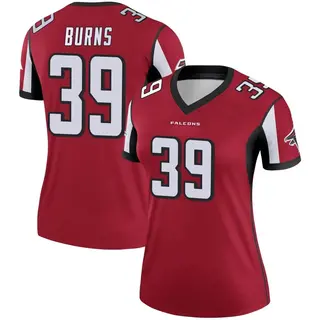Atlanta Falcons Women's Robert Burns Legend Jersey - Red