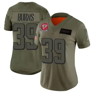 Atlanta Falcons Women's Robert Burns Limited 2019 Salute to Service Jersey - Camo