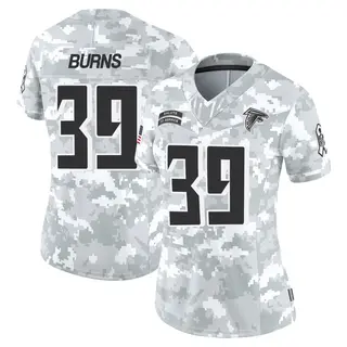 Atlanta Falcons Women's Robert Burns Limited 2024 Salute to Service Jersey - Arctic Camo