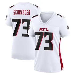Atlanta Falcons Women's Ryan Schraeder Game Jersey - White