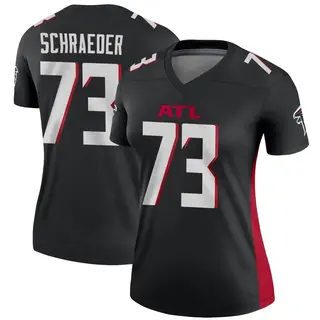 Atlanta Falcons Women's Ryan Schraeder Legend Jersey - Black