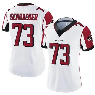 Atlanta Falcons Women's Ryan Schraeder Limited Vapor Untouchable Jersey - White