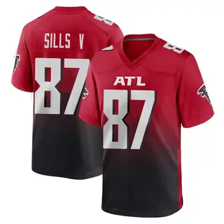 Atlanta Falcons Youth David Sills V Game 2nd Alternate Jersey - Red