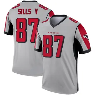 Atlanta Falcons Youth David Sills V Legend Inverted Silver Jersey