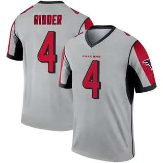 Atlanta Falcons Youth Desmond Ridder Legend Inverted Silver Jersey