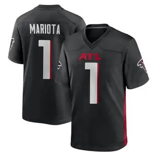 Atlanta Falcons Youth Marcus Mariota Game Alternate Jersey - Black