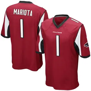 Atlanta Falcons Youth Marcus Mariota Game Team Color Jersey - Red