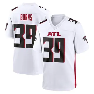 Atlanta Falcons Youth Robert Burns Game Jersey - White