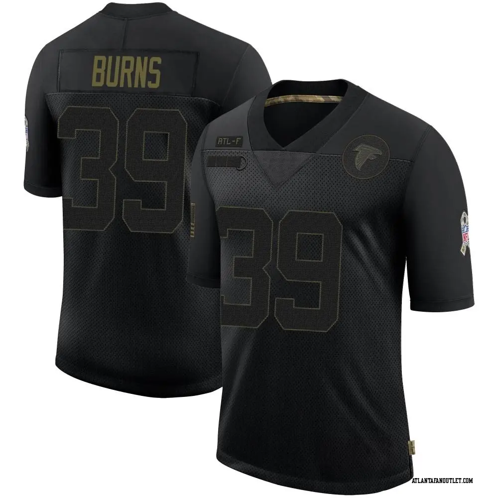 Atlanta Falcons Youth Robert Burns Limited 2020 Salute To Service Jersey - Black