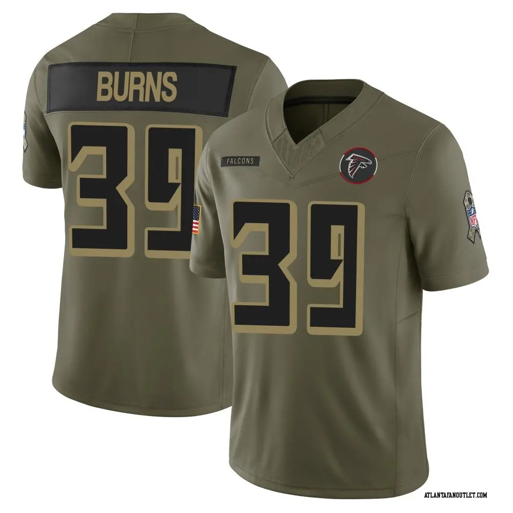 Atlanta Falcons Youth Robert Burns Limited 2025 Salute to Service Jersey - Olive