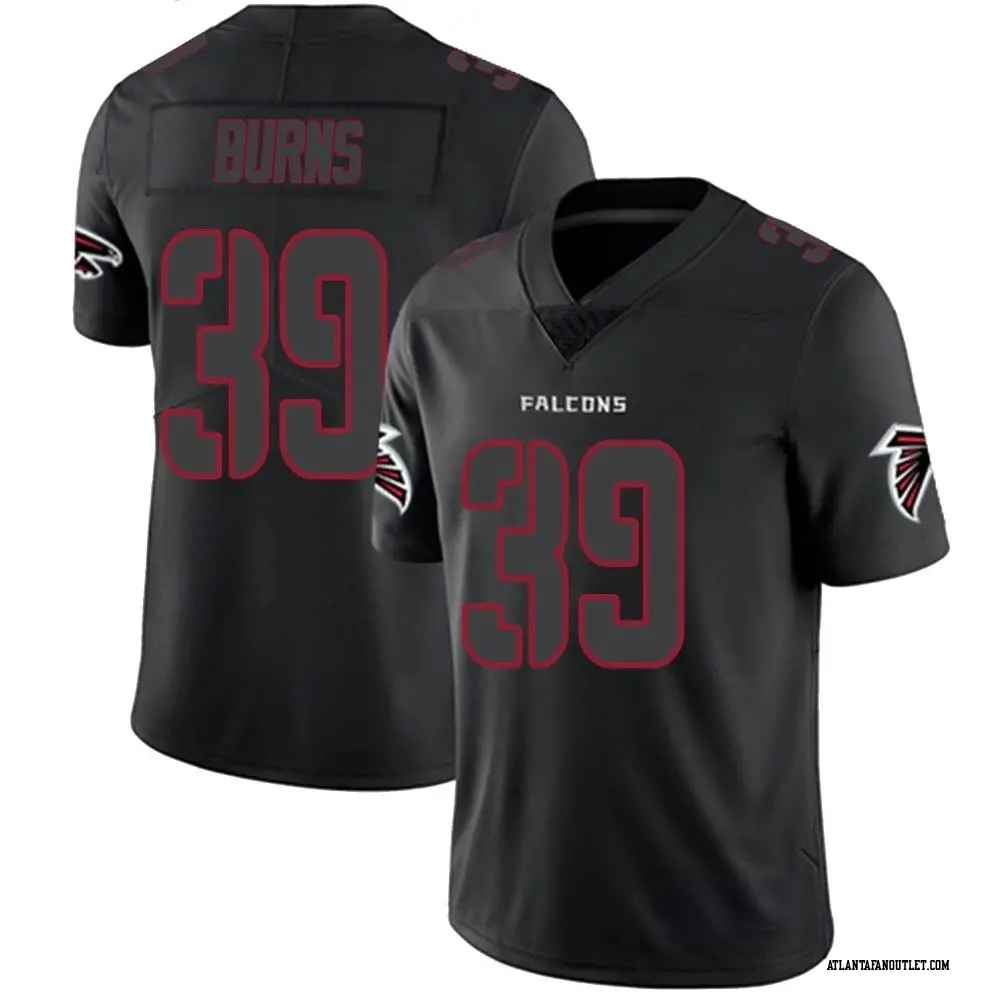 Atlanta Falcons Youth Robert Burns Limited Jersey - Black Impact