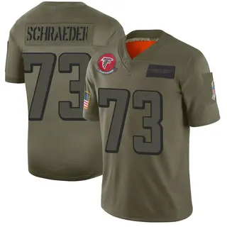 Atlanta Falcons Youth Ryan Schraeder Limited 2019 Salute to Service Jersey - Camo