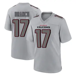 Atlanta Falcons Youth Zachariah Branch Game Atmosphere Fashion Jersey - Gray